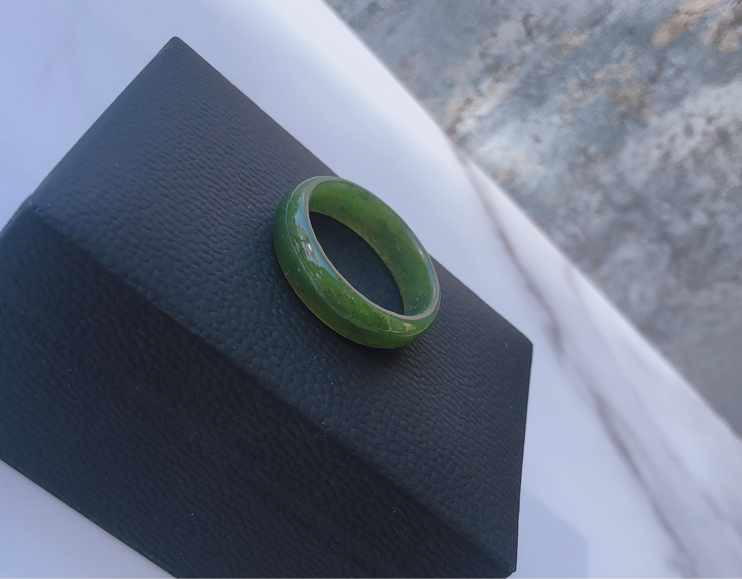 Canadian BC Jade Ring Band