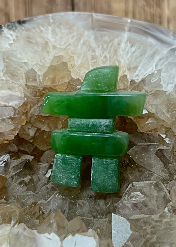 Bc Jade inukshuk Brooch, Canadian Brooch 