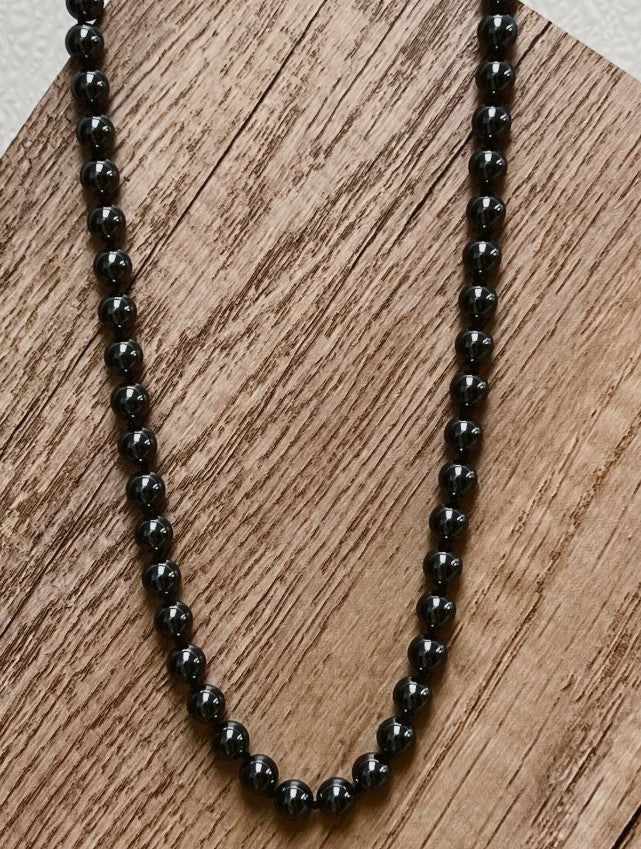 Hematite Necklace with 14k Gold Filled Clasp