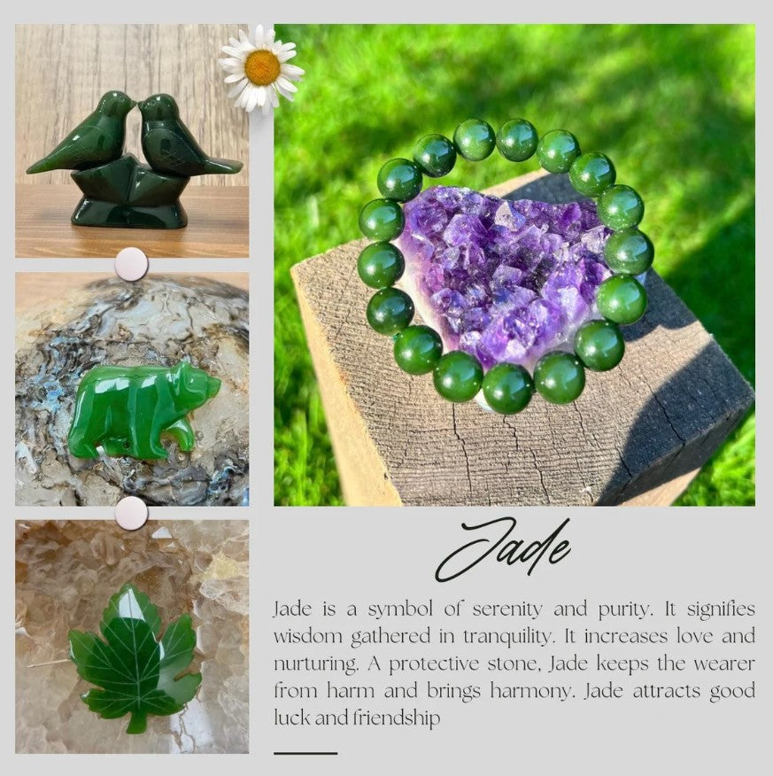 Jade Apple Charm