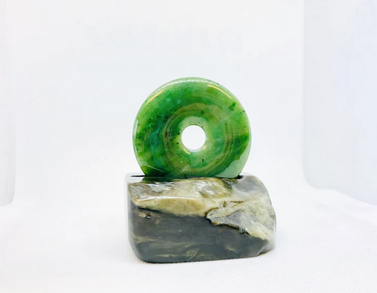 Natural BC Jade Pi Disc