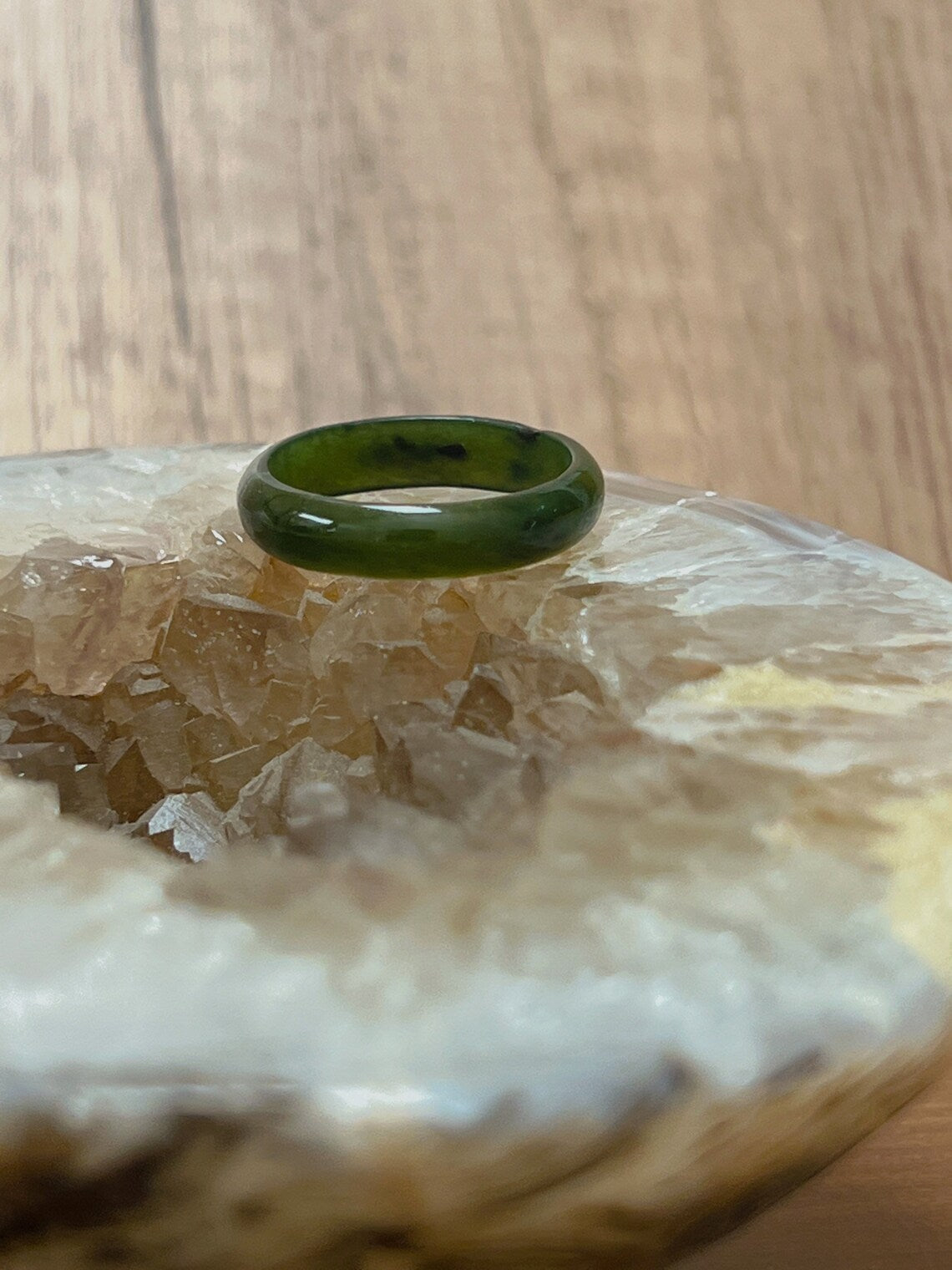 Canadian BC Jade Ring Band